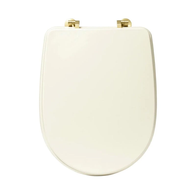 Abattant WC Design "Duo" 49cm Ivoire