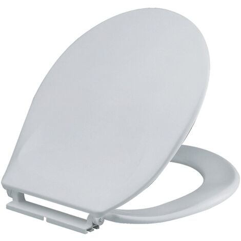 Siamp - Abattant Monaco en polypropylène antistatique Double blanc - 48 7101 01