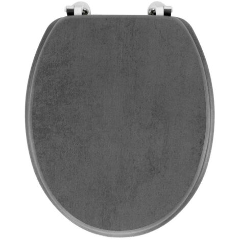 Abattant WC Effet Béton "Alium" 46cm Gris