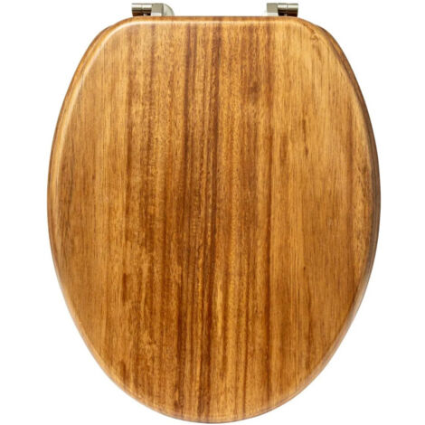 Abattant WC en bois "Acacia" 46cm Naturel
