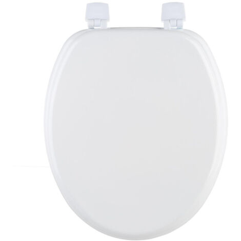 Abattant WC en Bois "Bathroom" 43cm Blanc