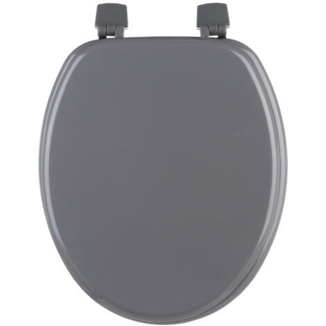 Abattant WC en Bois "Bathroom" 43cm Gris