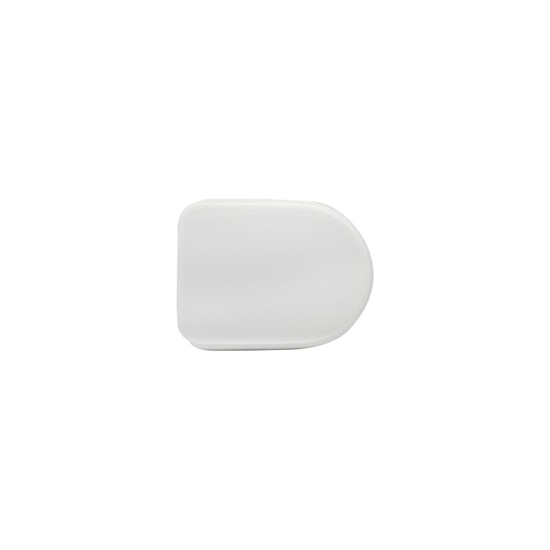 Ceramicstore - Abattant wc pour vase Dolomite Clodia 43 x 34 cm abattant wc blanc avec charnie'res fixes en fonte de bois