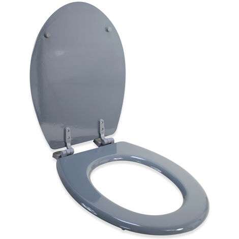 Abattant wc bois gris 18' gris Couleur gris Atmosphera