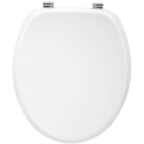 Abattant WC en Bois "Luxe" 43cm Blanc