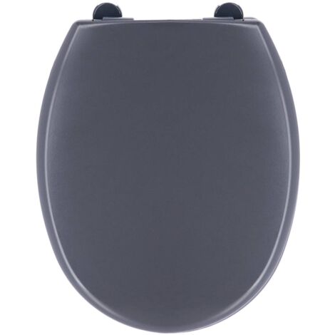 Abattant WC en Thermodur Gris avec frein de chute - TENDANCE