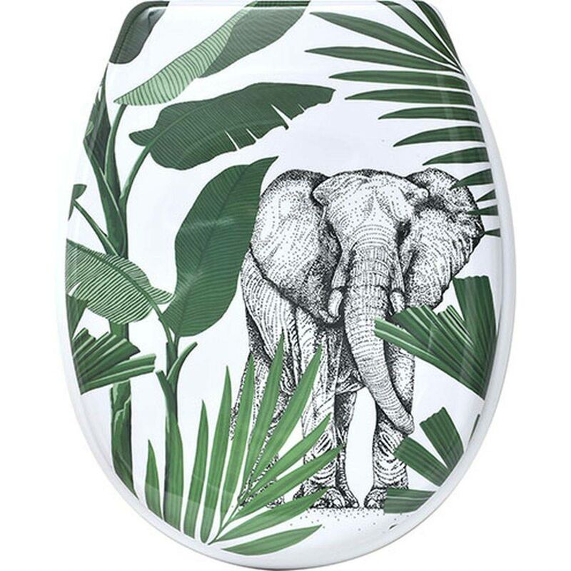 Tendance - Abattant wc thermodure 18 pouces attaches plastiques - exploration