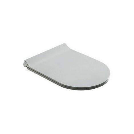 Abattant WC extra slim en thermodurcissable à fermeture lente Galassia Dream Blanc