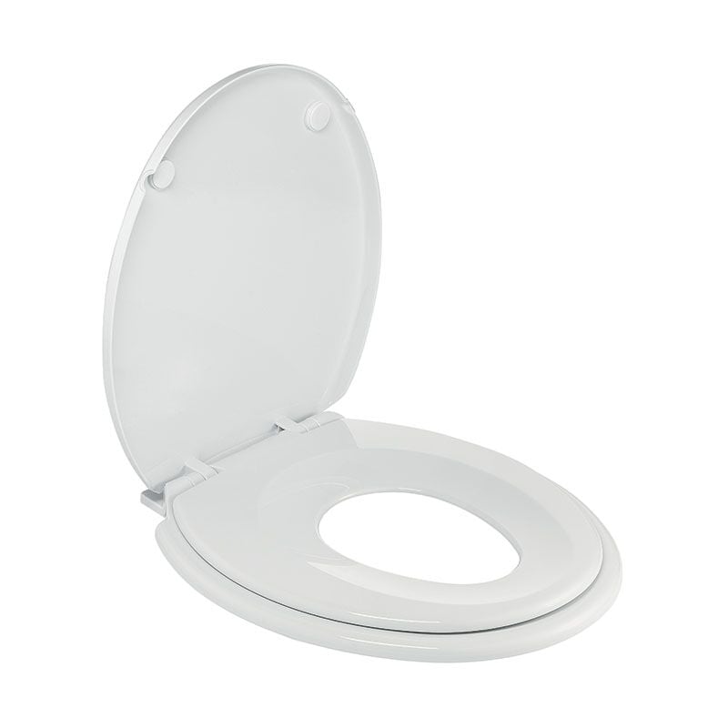 Wirquin - Abattant thermoplastique family frein de chute blanc