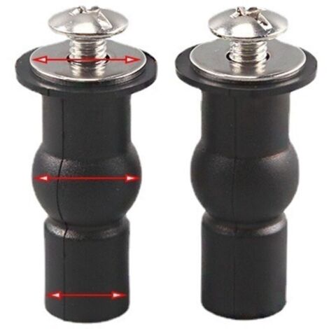 Abattant WC Fixations Charnières Accessoire de fixation pour abattant Convient à Toutes Les Toilettes（18mm)