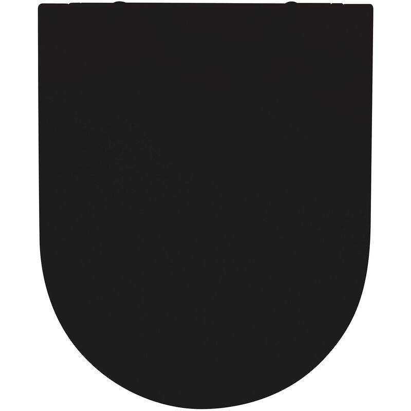 Gelco Design - Abattant pour wc déclipsable flat noir