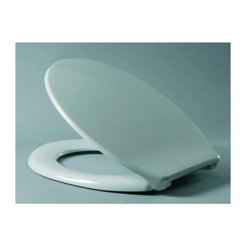 Hamberger - Haro wc siège 506856 charnière acier inoxydable, écrou FastFix, 2 points, blanc