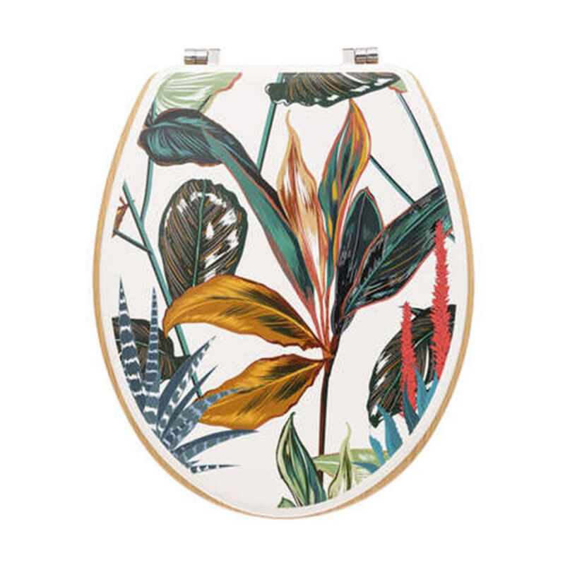 Five Simply Smart - Abattant wc Imprimé 'Palawan' 42cm Multicolore
