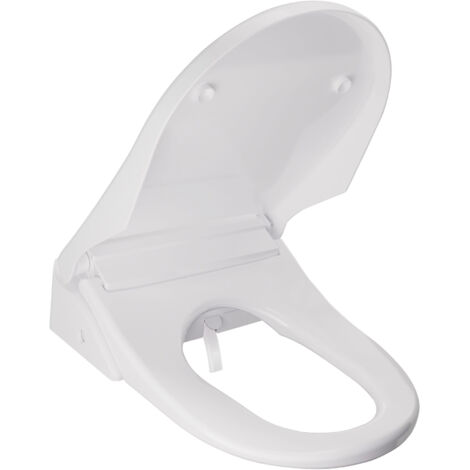 Abattant WC Japonais Q-Net - Haut de gamme - Garantie 3 ans - Transformer vos toilettes en WC japonais - Télécommande, lavage, température, pression, séchage réglable, lunette chauffante - blanc -