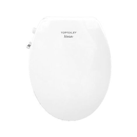 Abattant WC japonais – Système lavant avec 2 buses – Réglage pression – Installation rapide – Dimensions 47,4 cm – Self Confort