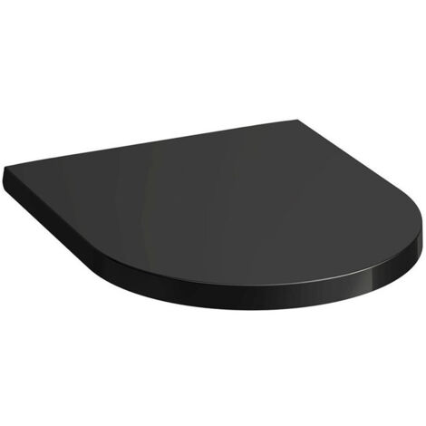 Abattant WC KARTELL avec couvercle, amovible, avec amortisseur LAUFEN noir