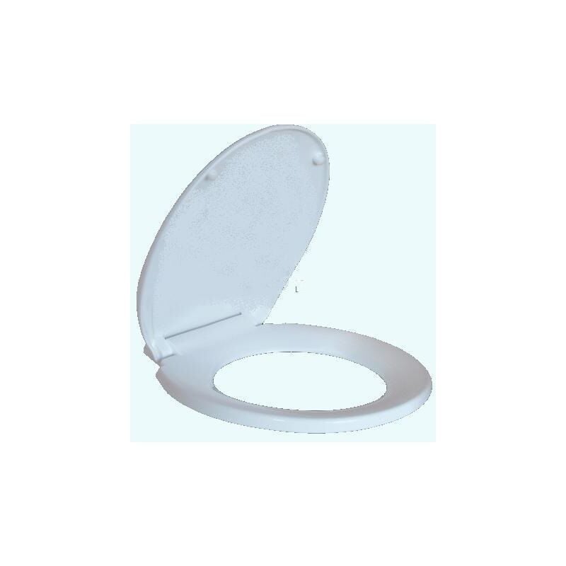 Idralite - SiA ge de toilette thermodurcissable a fermeture douce 37 x 44,5 x 4,5 cm