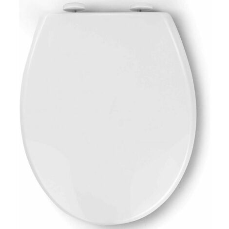 Abattant WC blanc pour cuvette FILE 2.0, fermeture ralentie, ARTCERAM
