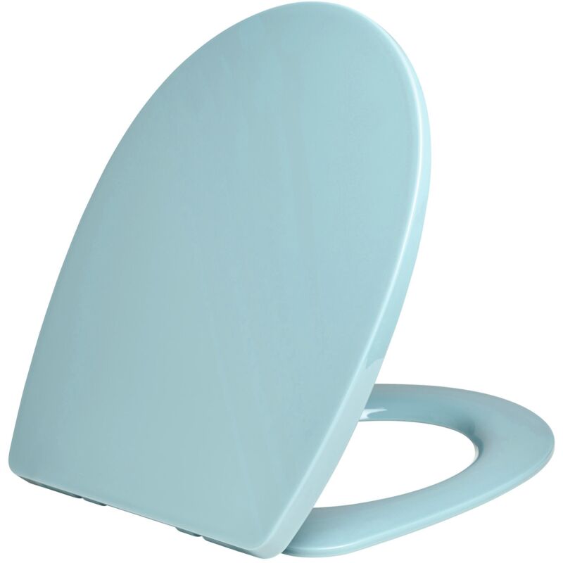 Wirquin - Abattant wc Marbella en thermoplastique, déclipsable et frein de chute 20724243, vert céladon