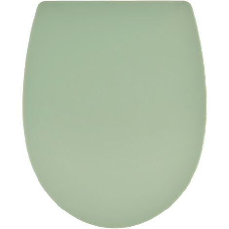 Abattant wc Marbella en thermoplastique, déclipsable et frein de chute Wirquin 20724244, vert sauge