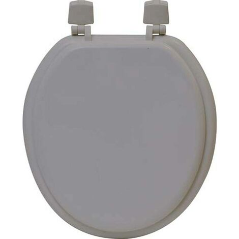 Abattant wc mdf 17 pouces attaches plastiques - taupe - Tendance