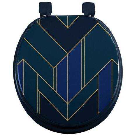 Abattant WC MDF Achille - Bleu