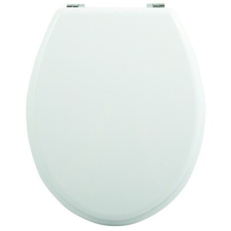 Abattant wc MDF Blanc - Charnières Zinc MSV
