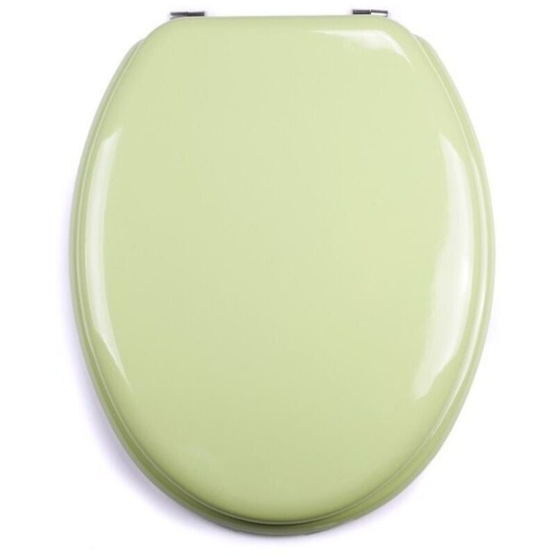 MSV - Abattant wc mdf cleo Vert Amande - Charnières Inox