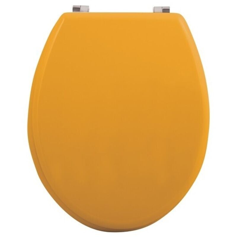 MSV - Abattant wc mdf cleo Safran mat - Charnières en Inox