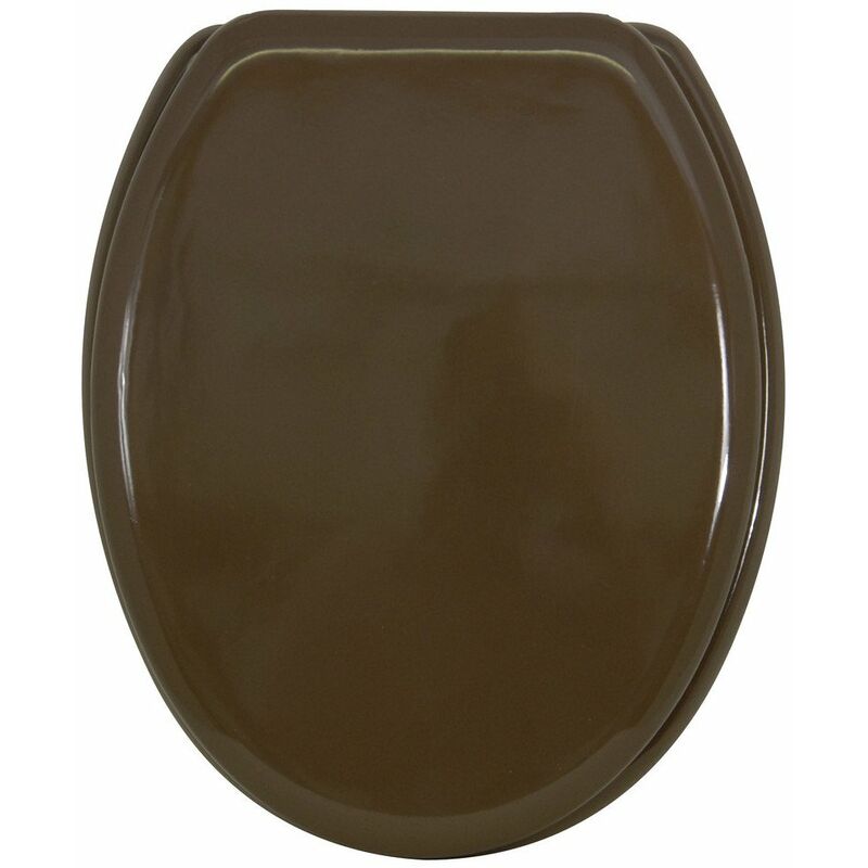 Abattant Wc Mdf Charn Inox Chocolat - M S V