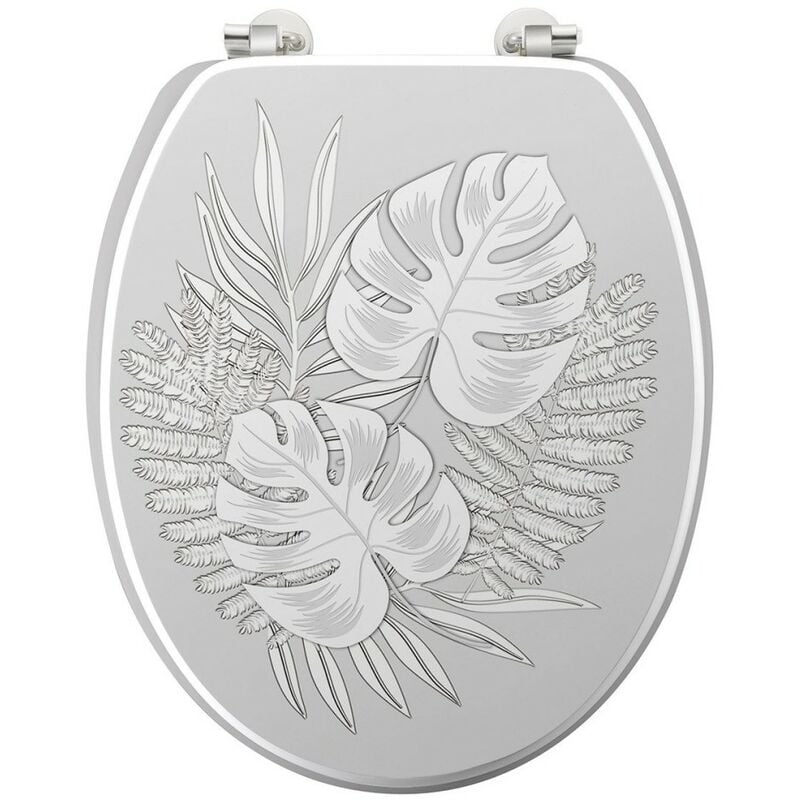 Douceur D'intérieur - Abattant wc mdf charnières métal Amber