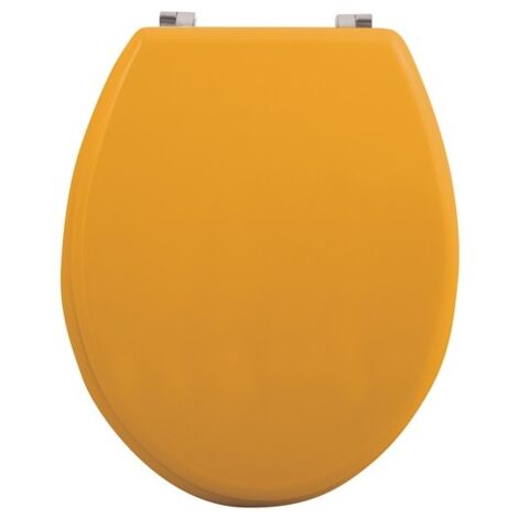 Abattant wc MDF CLEO Safran mat - Charnières en Inox MSV