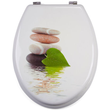 Abattant Wc Mdf Lingga Blanc Vert - M S V
