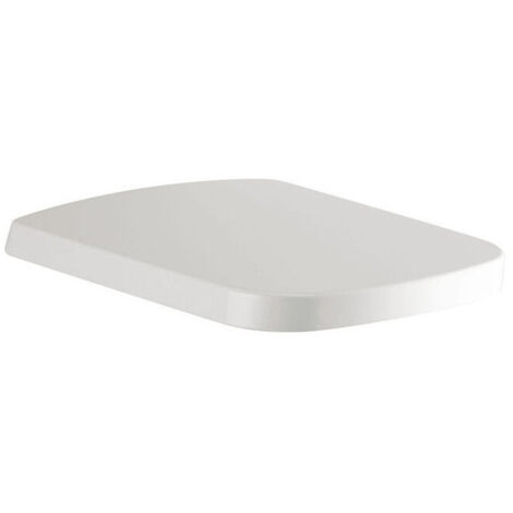 Abattant WC MIA avec couvercle, charnières en acier inoxydable fermeture amortie blanc IDEAL STANDARD