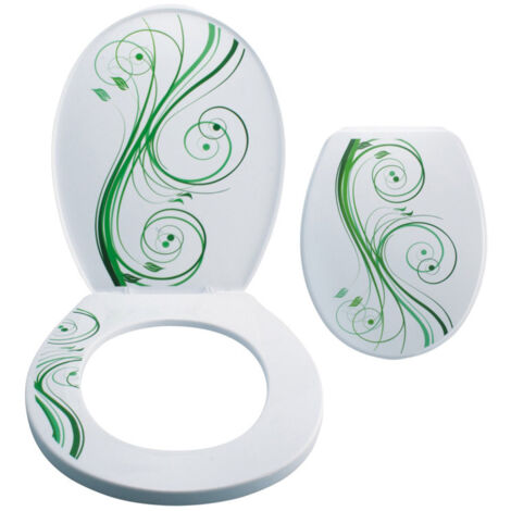 Abattant WC motif Jasmin 3D