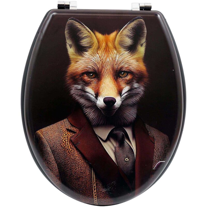 SIL - Abattant wc original en pvc Animal Toilet Renard