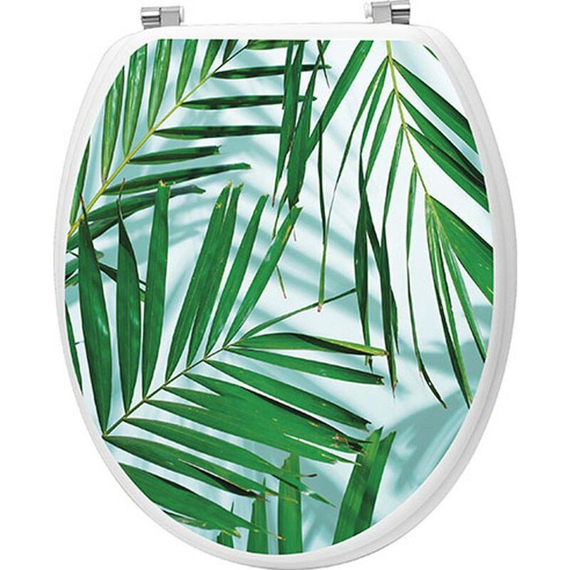 Abattant wc mdf 18 pouces attaches acier inoxydable - palmista - Tendance