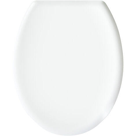abattant wc plastique color blanc