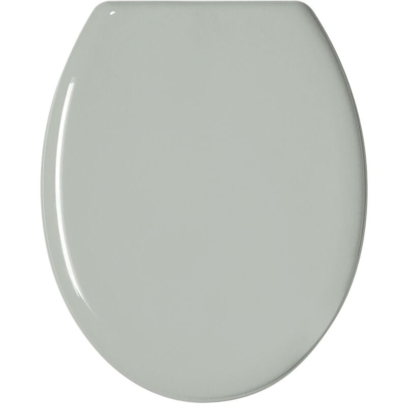 Abattant wc plastique color silver