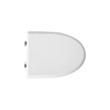 Abattant WC pour Cielo vaso Pop 43-45,5x34,4 cm abattant WC avec charnie'res re'glables en fonte de bois blanc