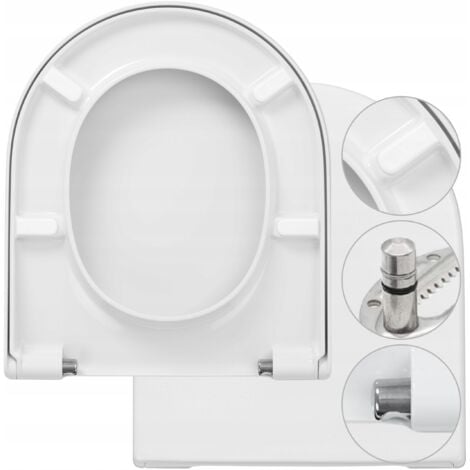 AUTRES Abattant WC pour DURAVIT DARLING NEW – frein de chute, référence 0069890000