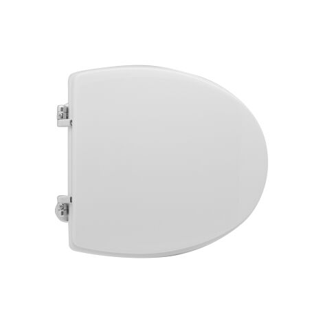 Abattant WC pour toilettes Kerasan Kir Abattant WC 36,5-39 x 35 cm avec charnie'res re'glables et sie'ge en fonte de bois