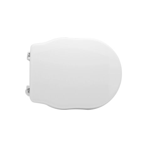 Abattant WC pour vase Eos Boheme 44,5-47 x 36 cm Abattant WC blanc avec charnie'res re'glables Abattant en bois moule'