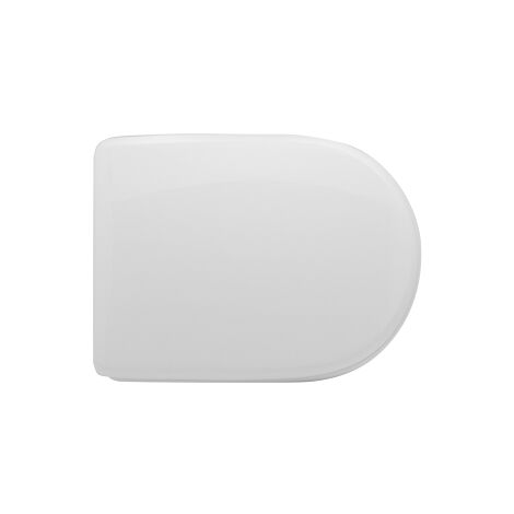 Abattant WC pour WC Cierre Super Abattant WC blanc 45-47 cm en bois stabilise' moule' en polyester avec charnie'res a' expansion re'glables