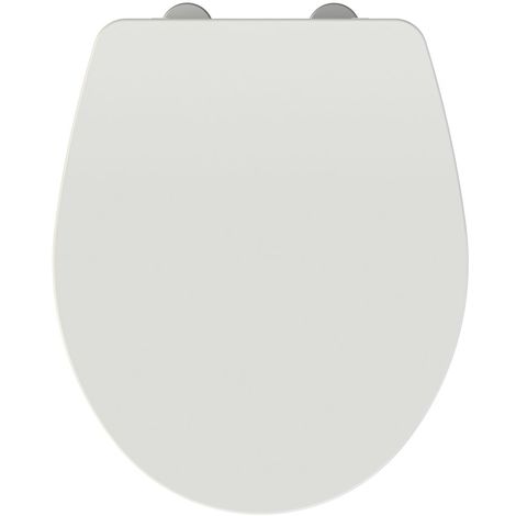 Abattant WC Slimeo - Thermodur - 44,8 x 37,1 x 4,5 - Blanc