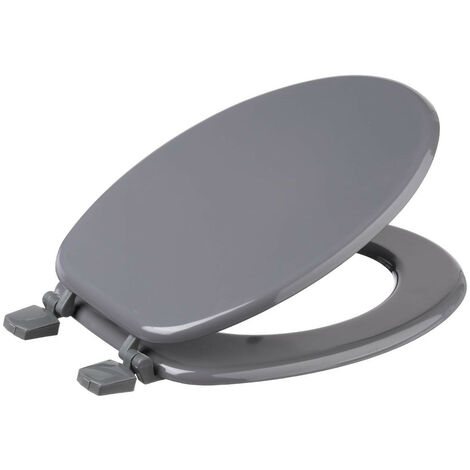Abattant WC standard en Bois laqué Gris - Five - Gris