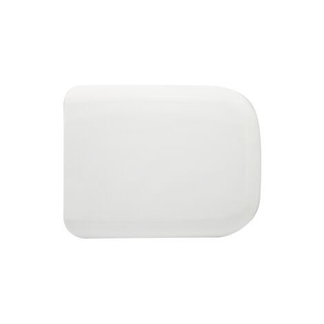 Abattant WC TD12 en thermodurcissable Abattant WC blanc 42 x 34,5 cm avec charnie'res fixes