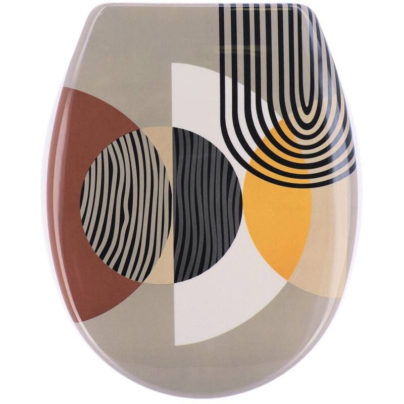 Tendance - Abattant wc thermodur 18 pouces attaches plastiques - trendy