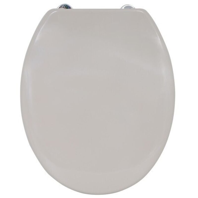 Abattant wc Thermo Dur Taupe - Charnières Inox MSV