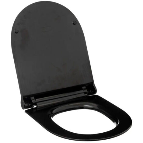 Abattant WC Ultra-Fin "Soft" 45cm Noir